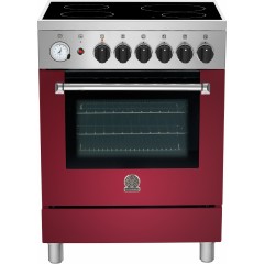 La Germania AMN6 0V 61 C VI Κουζίνα 65lt με Κεραμικές Εστίες Π59.5εκ. Κόκκινη